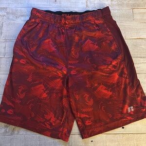 Russel Red Dri-power 360 Athletic Shorts